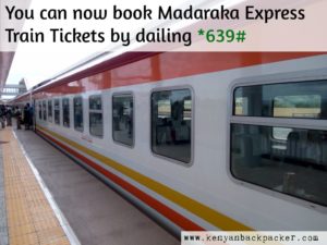 How to book Madaraka express train tickets in advance by USSD SGR Booking