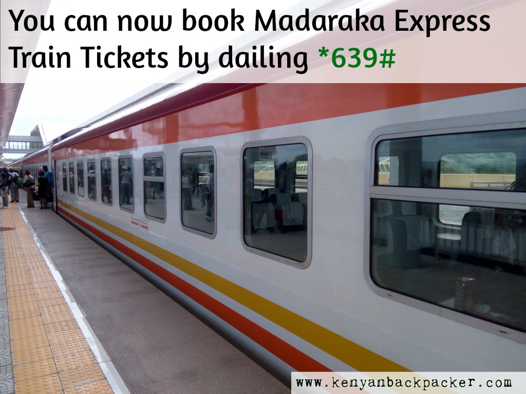 How to book Madaraka express train tickets in advance by USSD SGR Booking